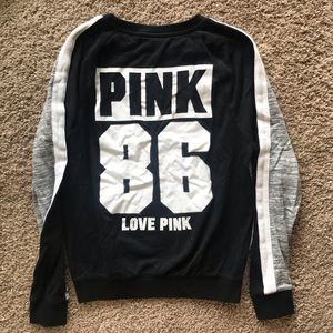 VS PINK crew neck sweatshirt
